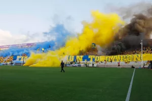 Το show της Θύρα 3 και στιγμές από την πορεία στον τελικό (φώτος)
