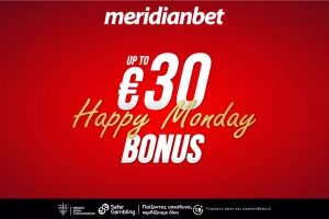Δευτέρα κάτι έχω.. Το HAPPY MONDAY της Meridianbet είναι και πάλι εδώ!