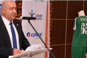 Ο χαιρετισμός του Προέδροτ της Σ.Τ.Ο.Κ. Δρ Μαρίνος Κ. Τιμοθέου 