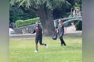 Γαλλία: Βίντεο ντοκουμέντο - Ο δράστης της επίθεσης λίγα λεπτά αφού μαχαίρωσε τα παιδιά