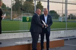 (ΦΩΤΟΣ) Η Τελετή Εγκαινών των γηπέδων Grassroots ''Νικόλας Θεοδότου''