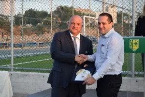 (ΦΩΤΟΣ) Η Τελετή Εγκαινών των γηπέδων Grassroots ''Νικόλας Θεοδότου''