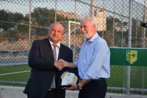 (ΦΩΤΟΣ) Η Τελετή Εγκαινών των γηπέδων Grassroots ''Νικόλας Θεοδότου''
