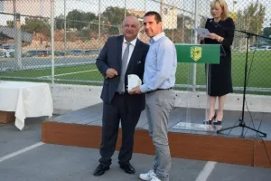 (ΦΩΤΟΣ) Η Τελετή Εγκαινών των γηπέδων Grassroots ''Νικόλας Θεοδότου''