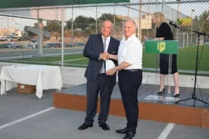 (ΦΩΤΟΣ) Η Τελετή Εγκαινών των γηπέδων Grassroots ''Νικόλας Θεοδότου''