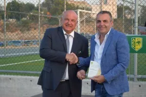 (ΦΩΤΟΣ) Η Τελετή Εγκαινών των γηπέδων Grassroots ''Νικόλας Θεοδότου''