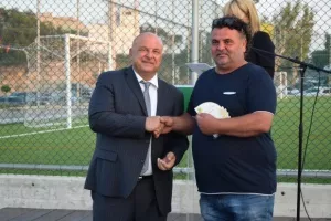 (ΦΩΤΟΣ) Η Τελετή Εγκαινών των γηπέδων Grassroots ''Νικόλας Θεοδότου''