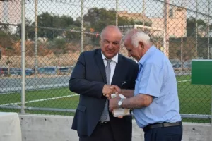(ΦΩΤΟΣ) Η Τελετή Εγκαινών των γηπέδων Grassroots ''Νικόλας Θεοδότου''