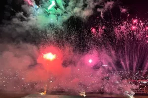 Το φαντασμαγορικό pyro show για την παραμονή στη Serie A!