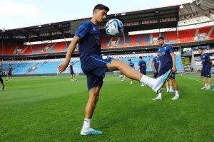 (ΦΩΤΟΣ) Η προπόνηση της Εθνικής μας στο Ullevaal Stadion