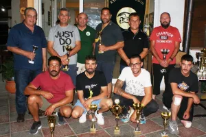 Βραβεύτηκαν οι νικητές του τέταρτου αγώνα του Επαρχιακού Πρωταθλήματος Σκοποβολής Λευκωσίας