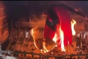 Οπαδός του Ολυμπιακού άναψε τζάκι για να κάψει τη φανέλα του Σλούκα!