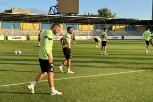 Η προπόνηση της ΑΕΚ στο Mezőkövesdi Városi Stadion (φώτος & βίντεο)