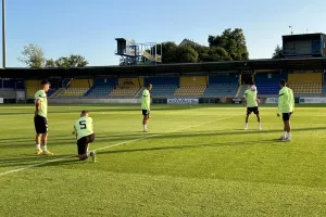 Η προπόνηση της ΑΕΚ στο Mezőkövesdi Városi Stadion (φώτος & βίντεο)