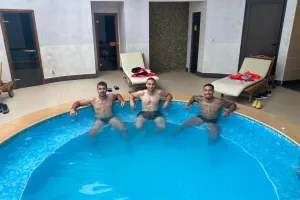 Σαλαμίνα: Η αποκατάσταση των παικτών στην Βουλγαρία (φώτος)