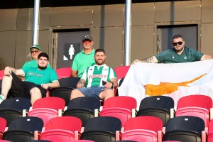 (ΦΩΤΟΣ) Οι Ομονοιάτες στο Gabala City Stadium