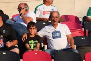 (ΦΩΤΟΣ) Οι Ομονοιάτες στο Gabala City Stadium