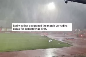 Ενδιαφέρει ΑΠΟΕΛ/ Αναβολή για Βοϊβοντίνα λόγω δυνατής βροχόπτωσης!