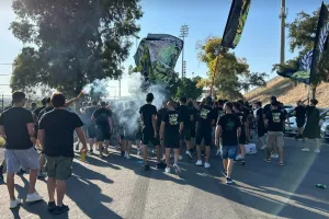 ΑΕΚ/ Οι οργανωμένοι... στον Αγιασμό (Φώτος/Βίντεο)