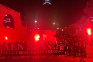 Μαχητές - αντικατοχική εκδήλωση: "Χρέος μας να κρατάμε την φλόγα αναμμένη" (Φώτος)