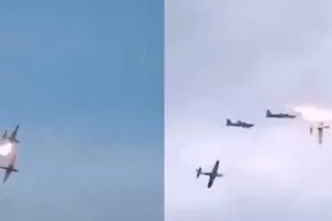 Σοκαριστικό ατύχημα στον αέρα: Μαχητικά αεροσκάφη στην Κολομβία συγκρούστηκαν - Δύο νεκροί (βίντεο)