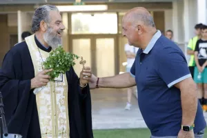Ο Αγιασμός της ΑΕΚ (Φώτος)