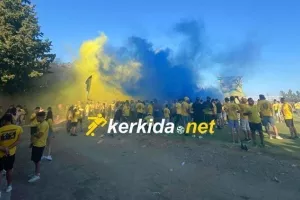 "Κιτρίνισαν" το Πελένδρι οι ΑΕΛίστες (φώτος/βίντεο)