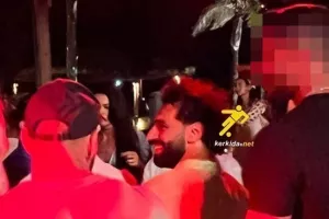 Στο Alemagou beach bar ο Μο Σαλάχ! (φώτος kerkida.net)