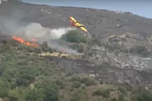 Βίντεο-ντοκουμέντο από την πτώση Canadair στην Ελλάδα