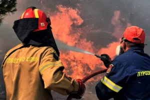 Το μήνυμα στήριξης του Ολυμπιακού προς όσους μάχονται με τις πυρκαγιές