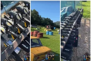 ΑΠΟΕΛ/ Χαλάρωμα... με paintball (Φώτος)