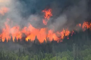 Συνελήφθη 32χρονος για τη φωτιά στο Καρλόβασι