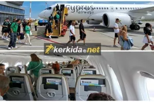 Άρης/Εικόνες από την επιβίβαση στο αεροπλάνο
