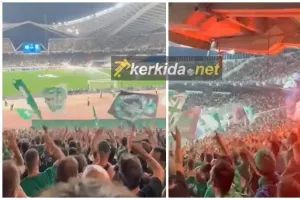 (ΒΙΝΤΕΟ Kerkida) Πήρε "φωτιά" το ΟΑΚΑ με "Γιοβάνοβιτς, πόρομ πορόμ πέρομ περόμ!"