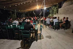 Πρώτη προπόνηση και δεξίωση