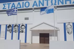 Στο Μουσείο της Ανόρθωσης ο Γιώτης Εγκωμίτης πριν από τον αγώνα με Εθνικό