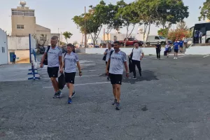Η άφιξη του Εθνικού Άχνας στο "ΠΑΠ" (φώτος)