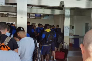 Άφιξη ΑΠΟΕΛ στο Βέλγιο (Φώτος)