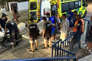 Αποχώρησε με ασθενοφόρο ο Κάργας - Στον αστράγαλο το πρόβλημα! 