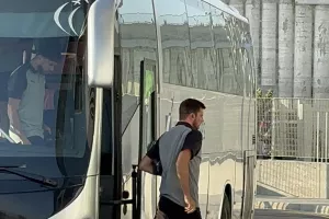 Φώτος/Άφιξη ΑΕΚ
