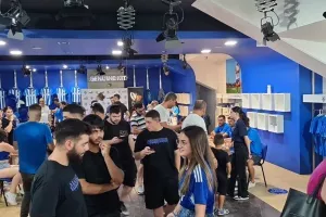(ΦΩΤΟΣ Kerkida.net) Εκδήλωση στο Anostore- Ανορθωσιάτες μαζί με παίκτες
