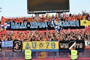 ΦΩΤΟΡΕΠΟΡΤΑΖ/Ο κόσμος του ΑΠΟΕΛ στο "Karađorđe"