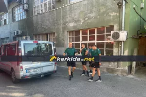 ΦΩΤΟΣ- Οι διαιτητές του Βοϊβοντίνα-ΑΠΟΕΛ
