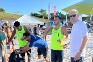 Στο μικρό τελικό για το χάλκινο το Μπιτς Βόλεϊ