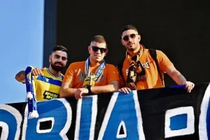 ΦΩΤΟΡΕΠΟΡΤΑΖ/Ο κόσμος του ΑΠΟΕΛ στο "Karađorđe"