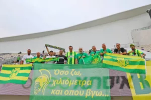 (ΦΩΤΟΡΕΠΟΡΤΑΖ)  Ο κόσμος της ΑΕΚ στο "Bloomfiled"