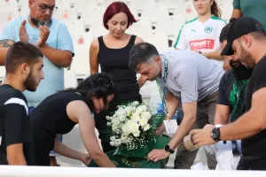 Η Ομόνοια τίμησε τη μνήμη του Πέτρου Γεωργίου (Φώτος)