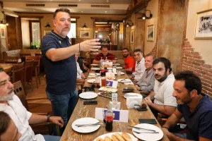 (ΦΩΤΟΣ) Γεύμα ΑΠΟΕΛ στους εκπροσώπους των ΜΜΕ