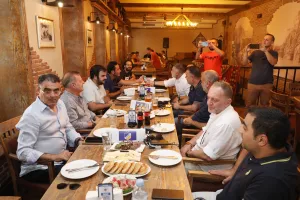 (ΦΩΤΟΣ) Γεύμα ΑΠΟΕΛ στους εκπροσώπους των ΜΜΕ