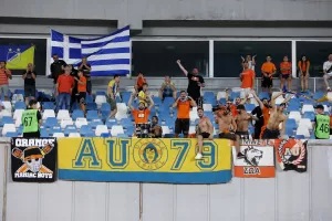 Οι ΑΠΟΕΛίστες στο Dinamo Arena (φώτος)